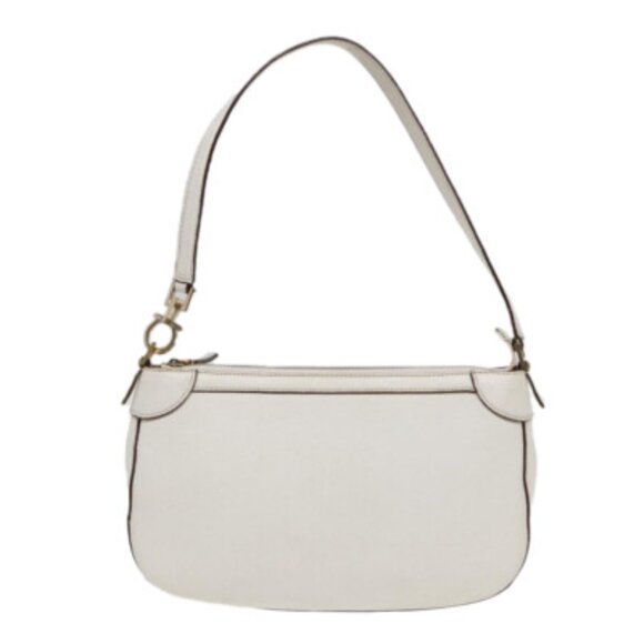Salvatore Ferragamo Handbags - Salvatore Ferragamo White Leather